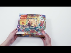 1000 Piece Custom Printed Puzzle Jigsaw Untuk Semua Usia Hiburan