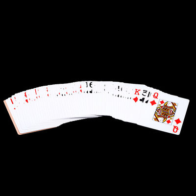 Harga yang bagus Tabletop Custom Printed Playing Card Games 52 Piece Untuk Kasino on line