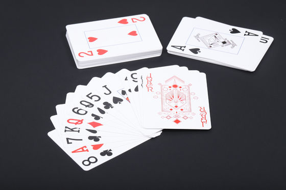 Harga yang bagus Blackjack Custom Printed Playing Cards Deck Of Cards Bulk (Dek Kartu yang dicetak secara khusus) on line