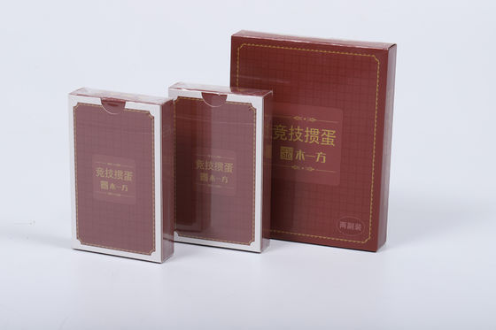 Harga yang bagus BKS CMYK Custom Printed Playing Cards Pencetakan Digital on line
