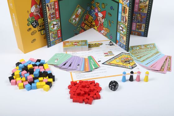 Harga yang bagus CMYK Game Papan Printable Logo Khusus Untuk Hiburan on line