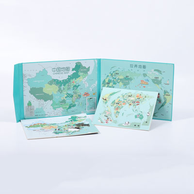 Harga yang bagus Puzzle Jigsaw Magnetik Kayu 3D dari China dan Peta Dunia on line