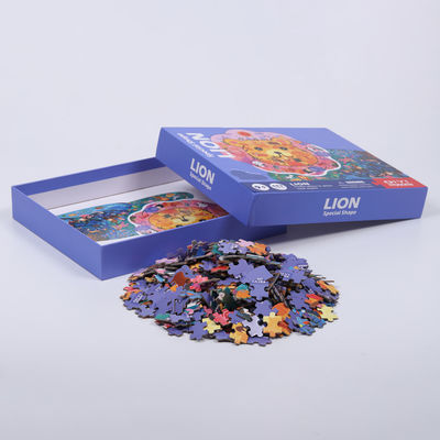 Puzzle Jigsaw Bentuk persegi panjang dengan warna karton untuk semua usia