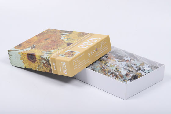 Harga yang bagus OEM 500 Puzzle Jigsaw Disesuaikan Pencetakan persegi panjang on line