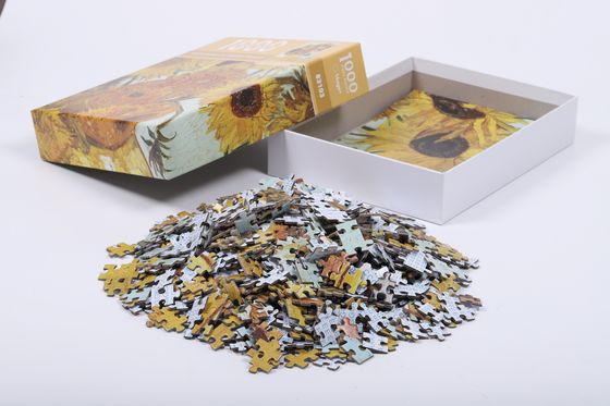 Sederhana Kesulitan Puzzle persegi panjang yang disesuaikan dengan gambar dan teks