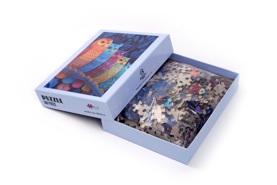 Harga yang bagus 500 Pieces Custom Printed Puzzles Various Sizes Playing Function Ideal for Corporate Training and Motivational Programs on line